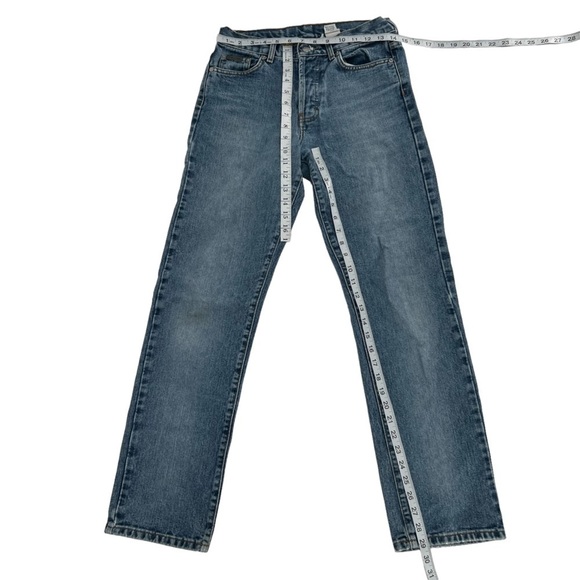 Calvin Klein Low Rider With Omega Pocket Button Fly Jeans Size 5 Women’s - Picture 5 of 7